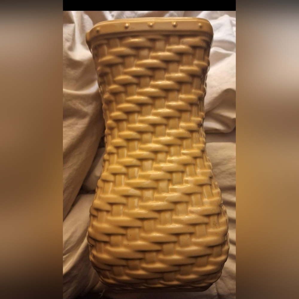 Longaberger Yellow Dish